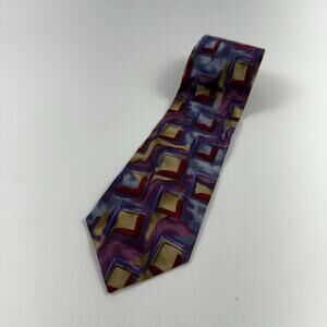 J Garcia 100% Silk New York at Night Collection Thirty Five Neck Tie NWOT